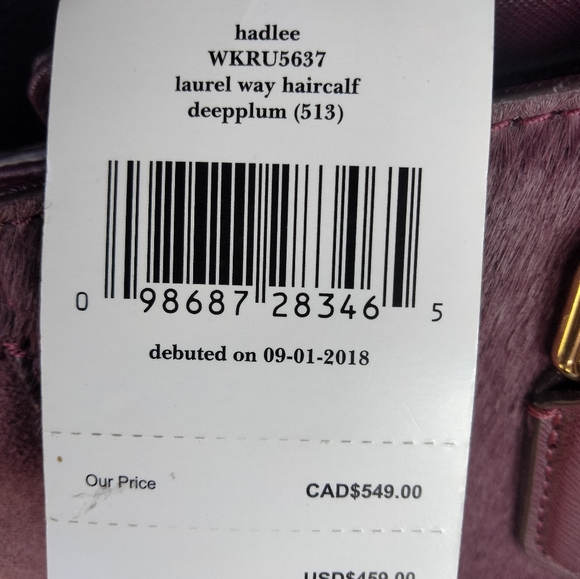 kate spade Laurel Way Hair-Calf Hadlee Bag - Picture 4 of 5